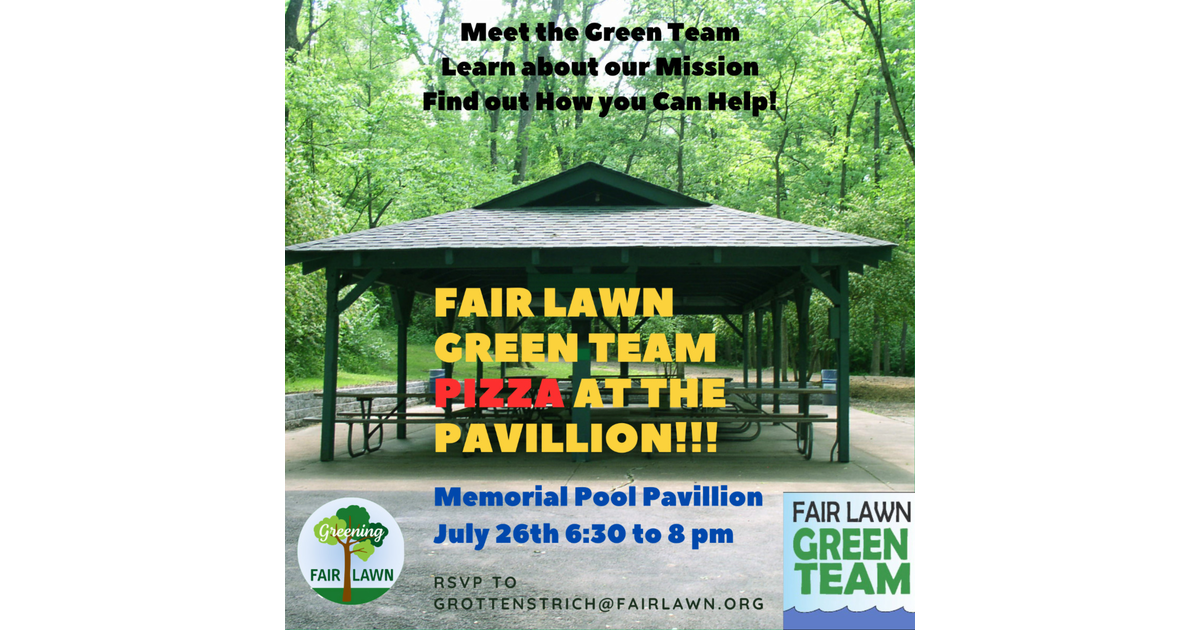 Have a Slice and Talk Green with Fair Lawn's Green Team Fair Lawn/Glen Rock, NJ News TAPinto