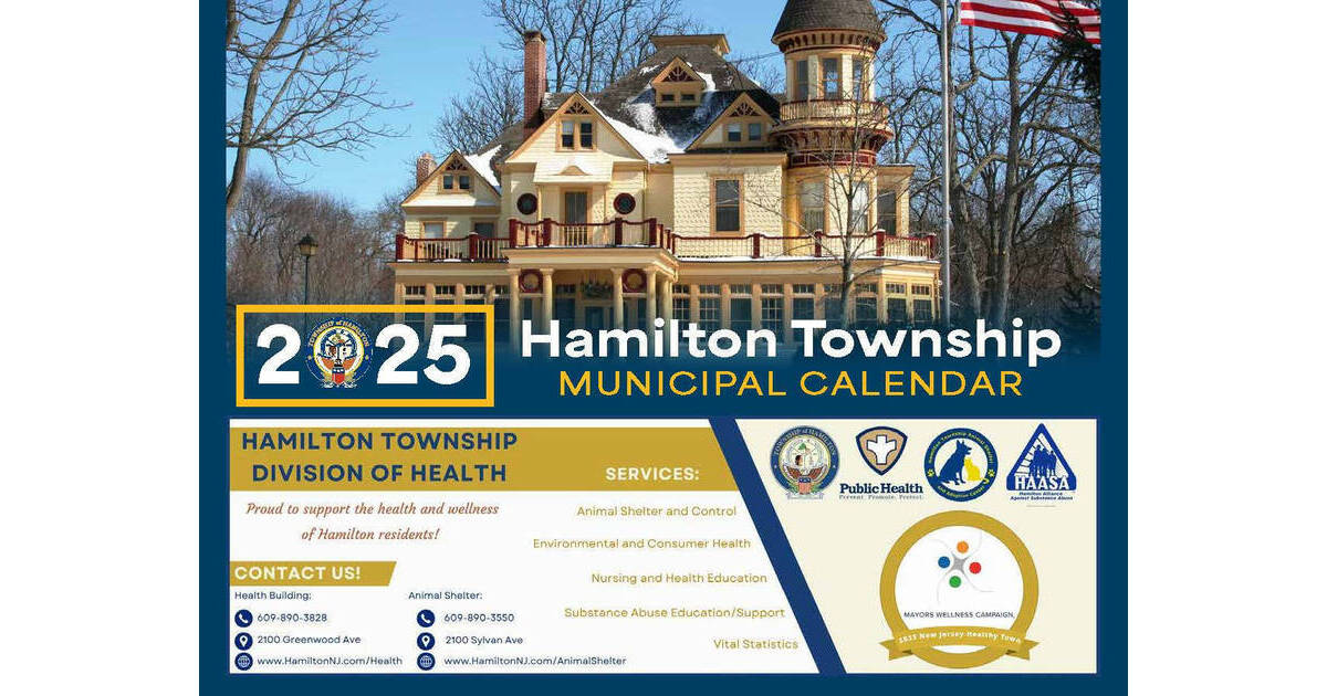 Coming Soon 2025 Hamilton Township Calendar to Hit Mailboxes in Coming