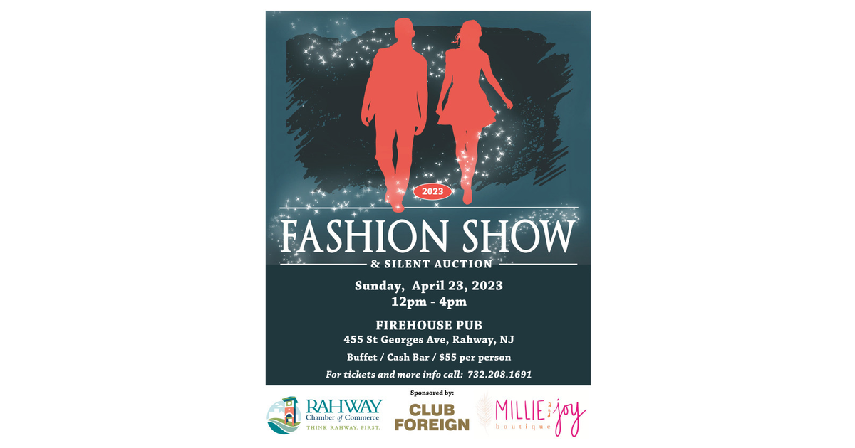 Rahway Chamber of Commerce Holding Fashion Show and Silent Auction
