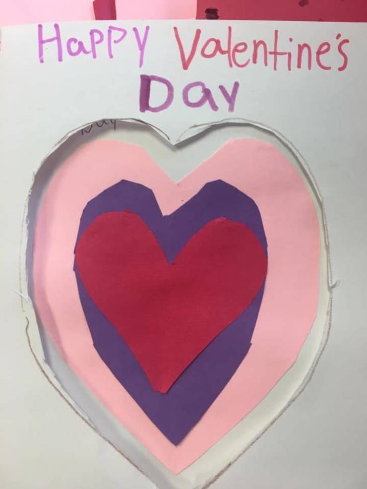 Long Beach Island School Creates Valentine's Day Cards for the Seniors