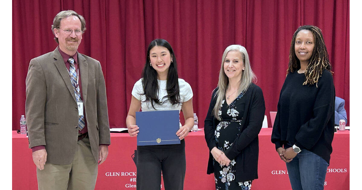 Glen Rock High School Announces Amber Wang as Class of 2026 ...