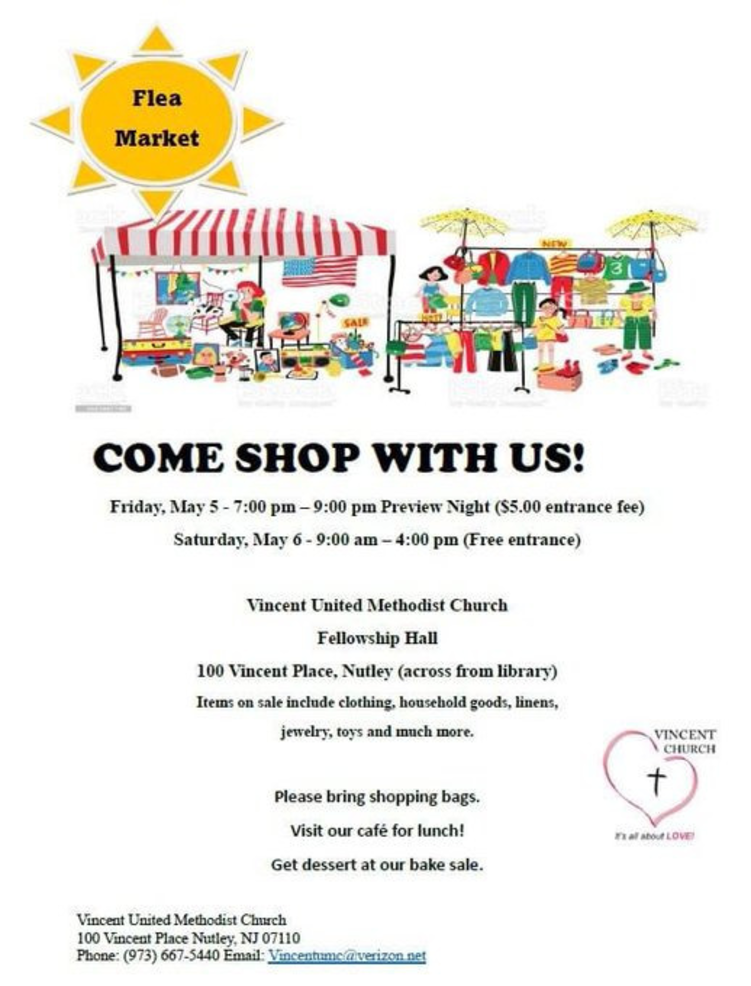 Preview Vincent Church Nutley&rsquo;s Annual Rummage Sale Friday 