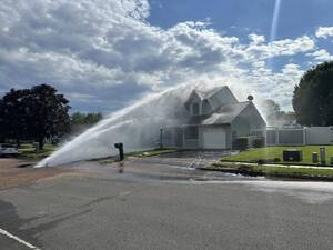 Carousel image cbdd583ead2dabe23729 water main break on woodbrook drive in edison township august 12 2024