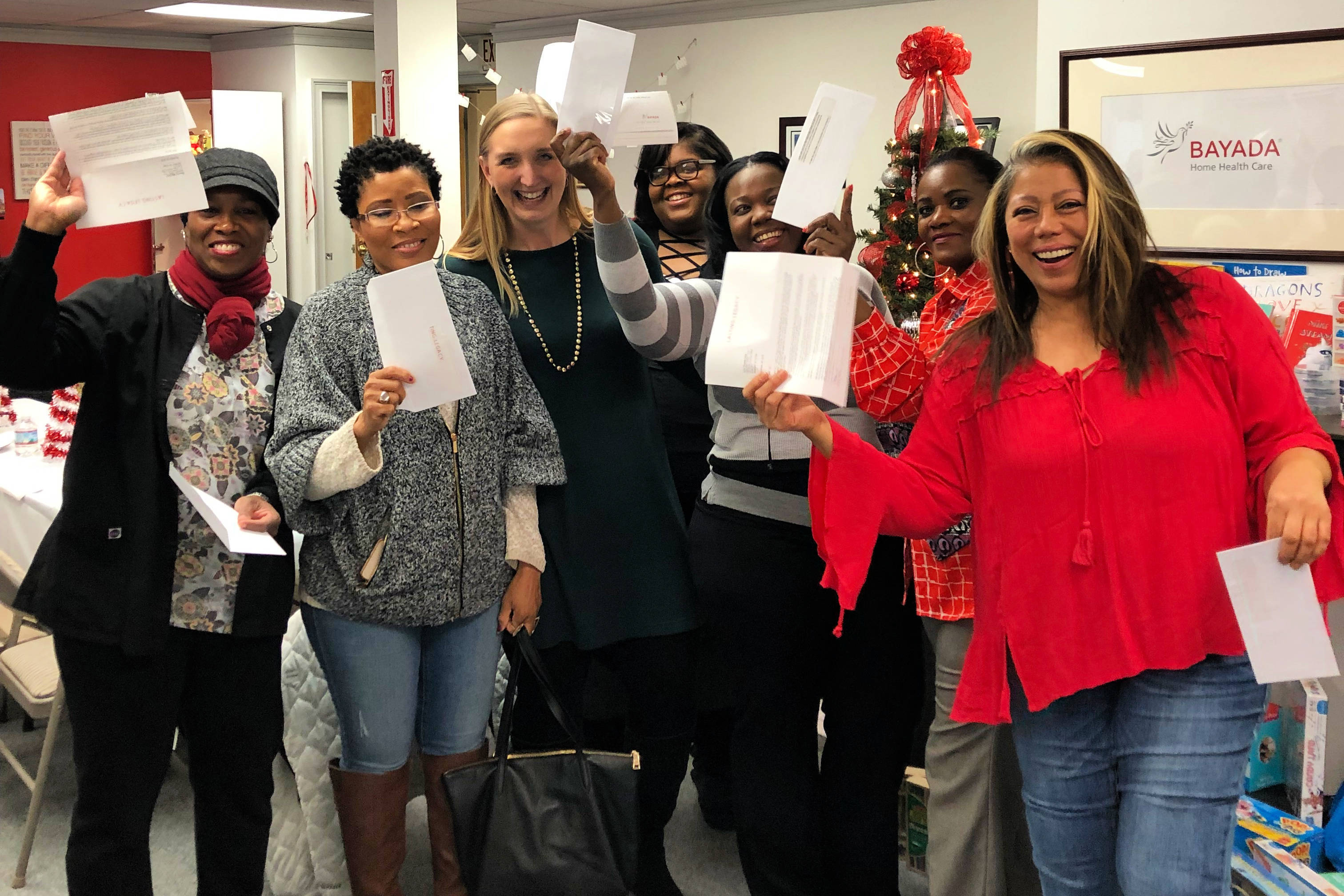 BAYADA Westfield Home Health Aides Treated to Big Holiday Surprise |  Westfield, NJ News TAPinto