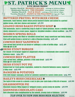 Carousel image 9cd49322104c3ebde01f whp st. patrick s menu 2026 030326 page 1