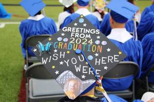 Carousel image 4bcb04a741ca625ed624 wood ridge hs graduation greetings cap