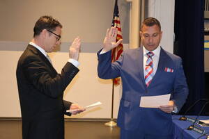 Carousel image b4f89f3e0536e4ea8d6d wood ridge ba swears in trustee joe biamonte