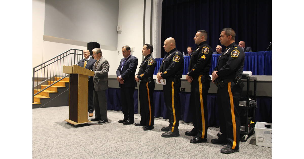 WoodRidge Police Department Honored at Council Meeting Hasbrouck