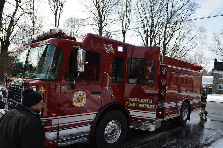 Smoke Investigation In Wynnewood Narberth's Newest Fire Engine First