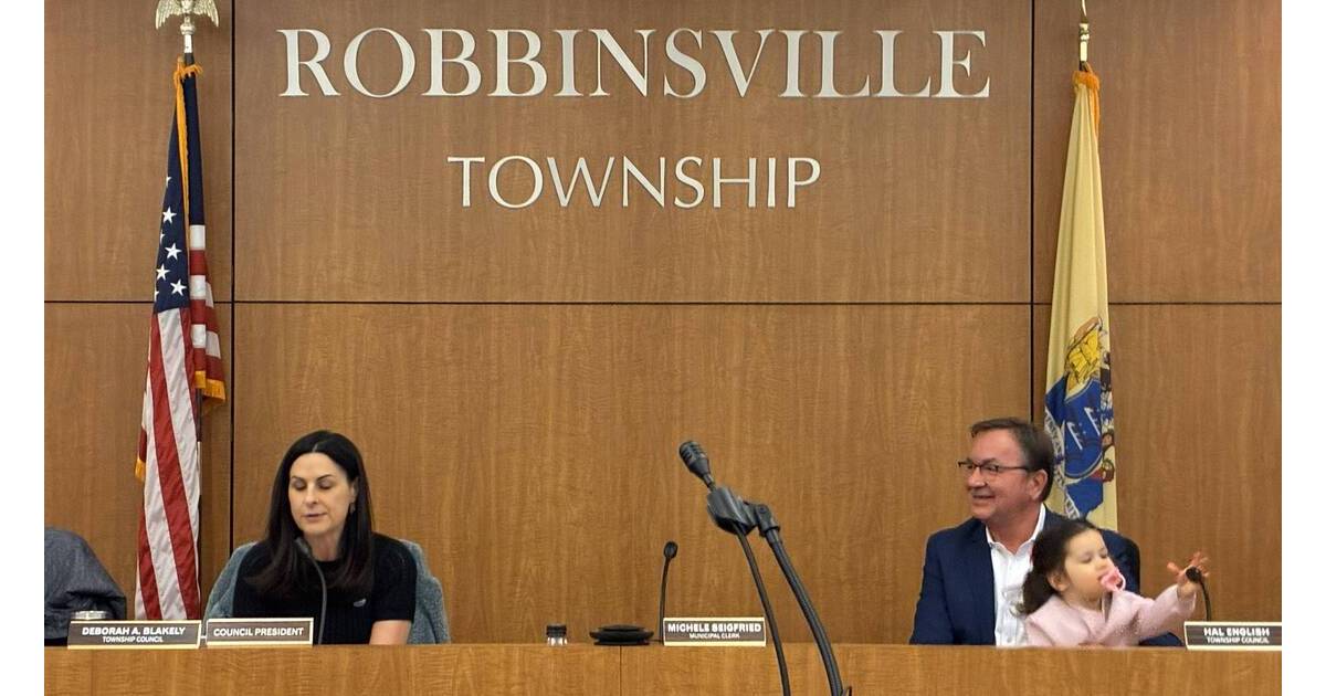 Robbinsville Council Elects New President and Vice President | Hamilton ...