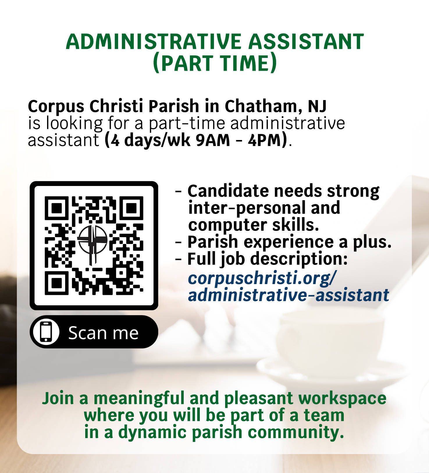 Administrative Assistant Part Time Job TAPinto Administrative Assistant Part Time Job Tapinto