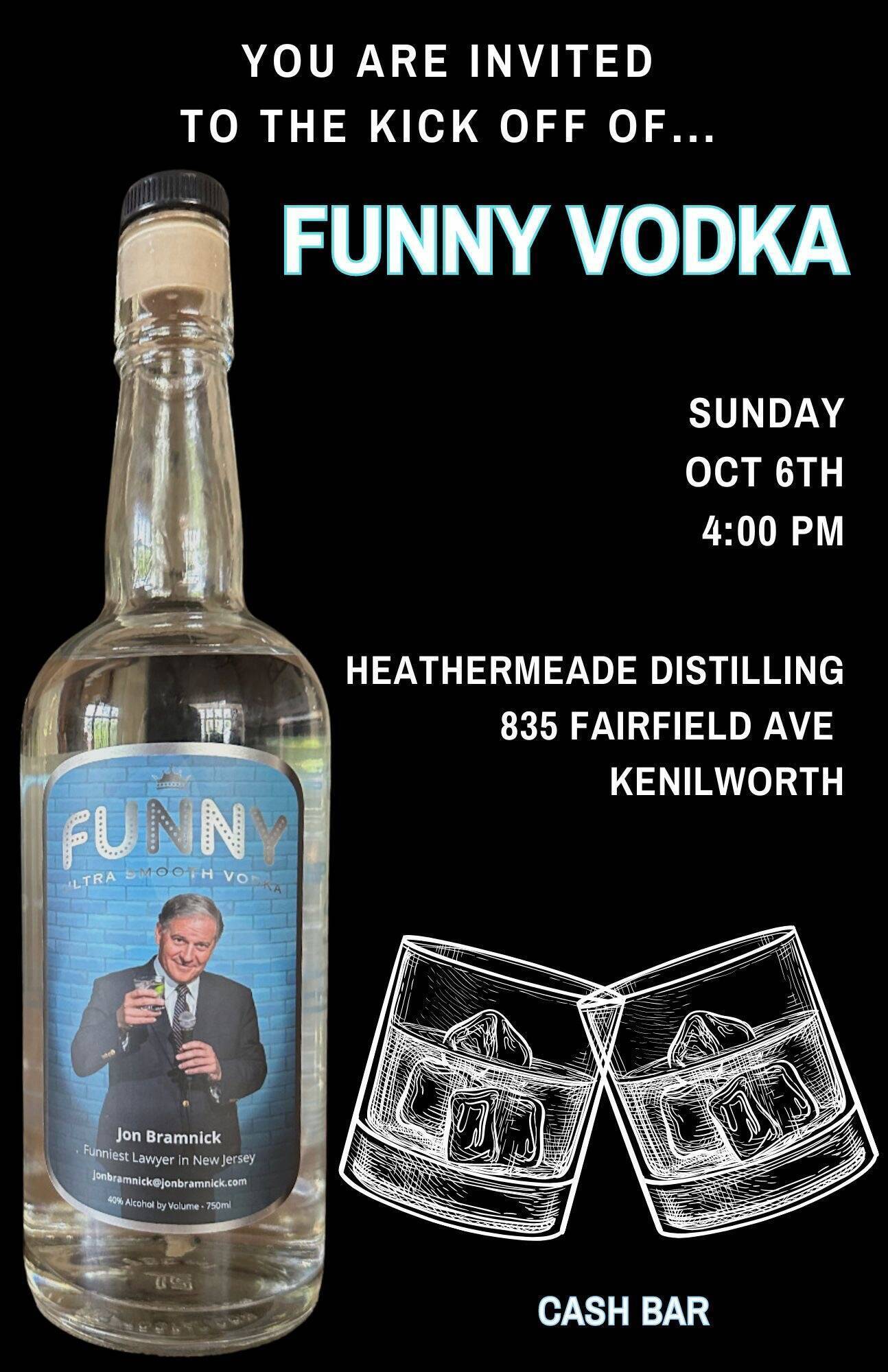 Funny Vodka Kickoff Hosted by Jon Bramnick | TAPinto | TAPinto