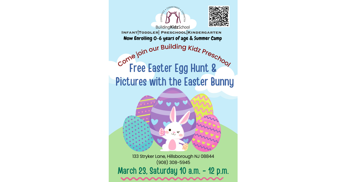 Easter Virtual Event Building Kidz Preschool Free Easter Egg Hunt & Photos with the Easter ...