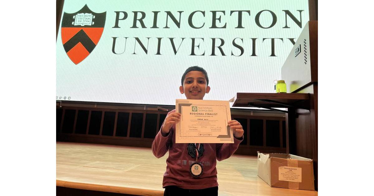 Westfield student zafar zaidi takes second place at national science