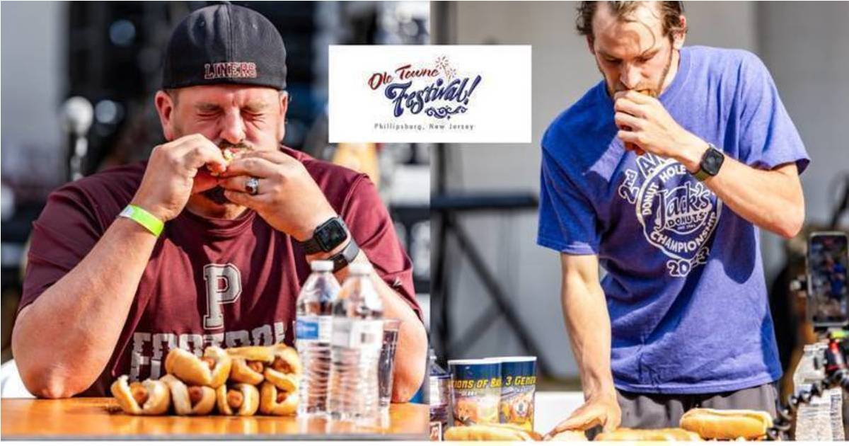 Annual Hot Dog Eating Contest in Phillipsburg Sets a New Record
