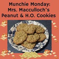 Macculloch Hall's Monday Recipe: Peanut & H.O. Cookies