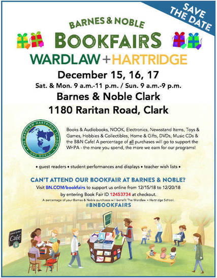 Wardlaw Hartridge School Hosting Book Fair At Barnes And Noble Dec