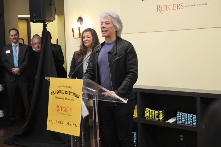 Jon Bon Jovi Opens Jbj Soul Kitchen At Rutgers Newark Tapinto