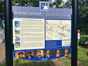 Carousel image 1c1500ad9fdf9a2dde29 best crop db5d22efff1687f967ba caption  forgotten victory trail signage at taylor park tells the story of millburn s role in the revolution and identifies local revolutionary history sites. 