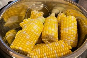 steaming corn in pressure cooker
