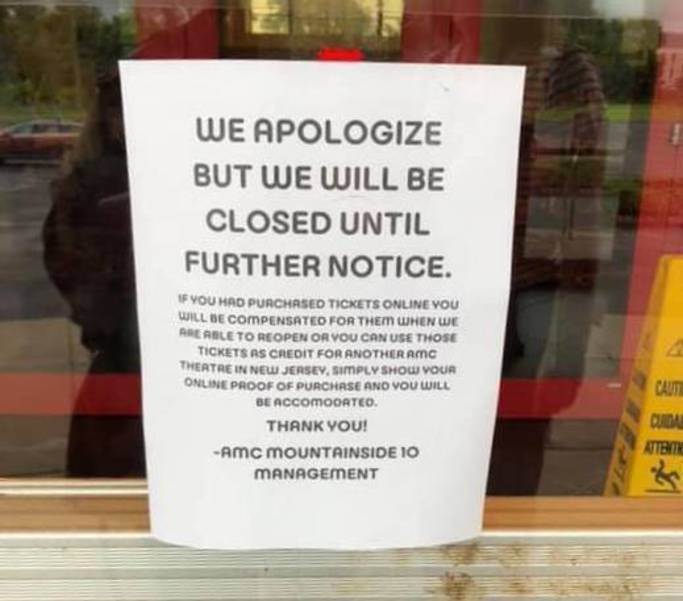 Small Fire Temporarily Shuts Amc Mountainside 10 Theatre Tuesday