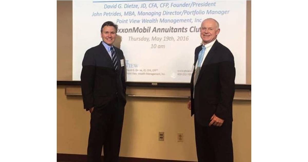 Point View Wealth Management's Dietze, Petrides to Present at