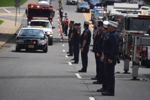 Morristown First Responders Coordinate Proper Sendoff for Fallen East Orange Fire Captain