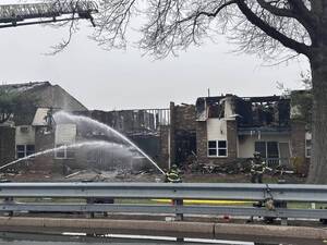Carousel image 60cb9ba3550ea288b836 best crop 5b27fc74a7e107aa08e8 housing structure at 21 vista drive catches fire on sunday march 30 2025