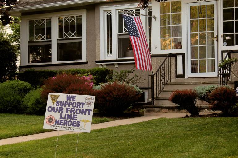 Order Your We Support Our Front Line Heroes Sign Today Before Nutley S First Responder Parade Tapinto