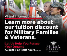 Virtual Information Session: Learn More About Our Tuition Discount For Military Families And Veterans