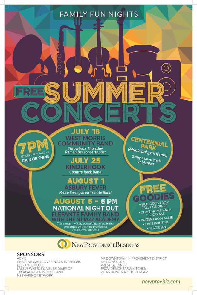 Join Us For Free Summer Concert Series Tapinto