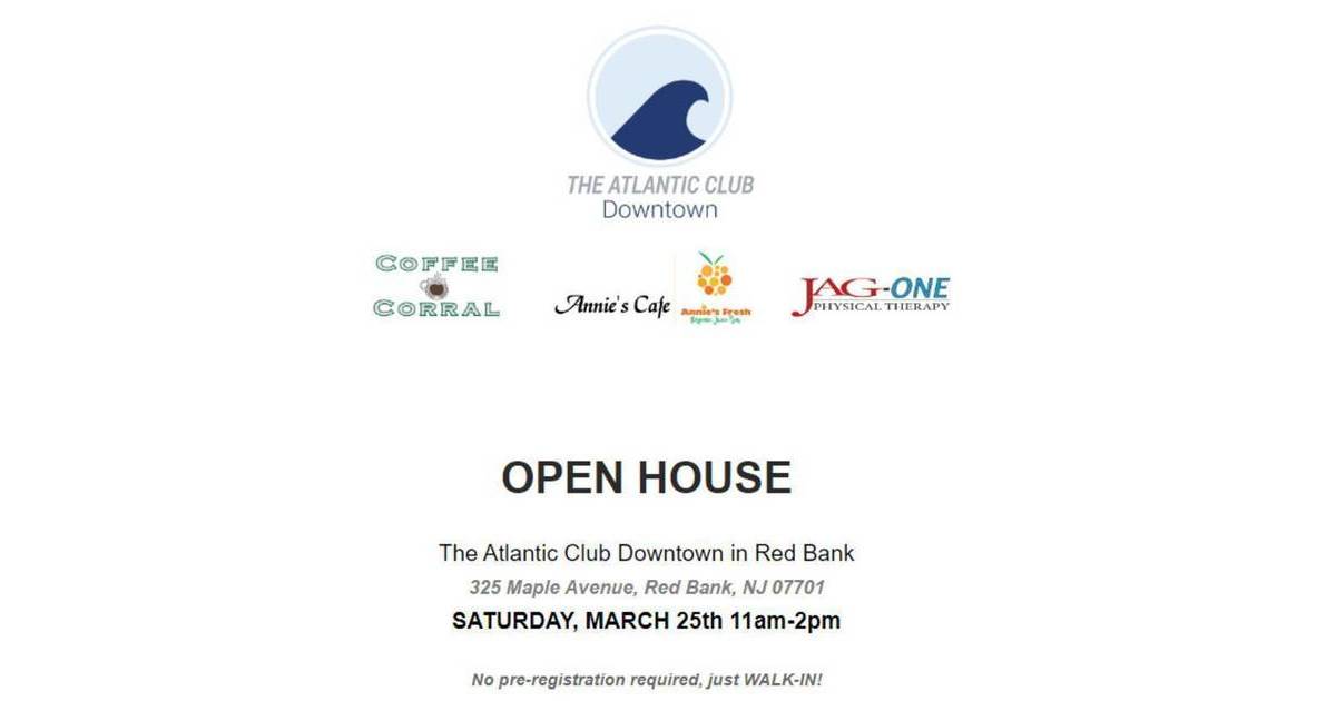 Not to be Missed The Atlantic Club Downtown Open House on March 25