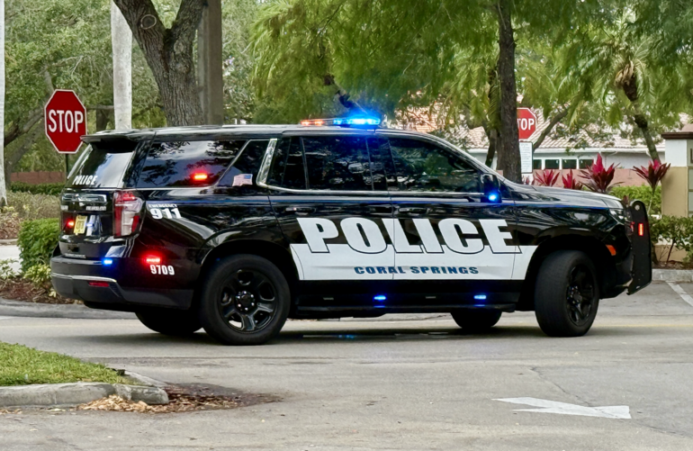 Locked-Out Coral Springs Resident’s Call for Help Ends With Car Climb, Damaged Police Vehicle and Arrest