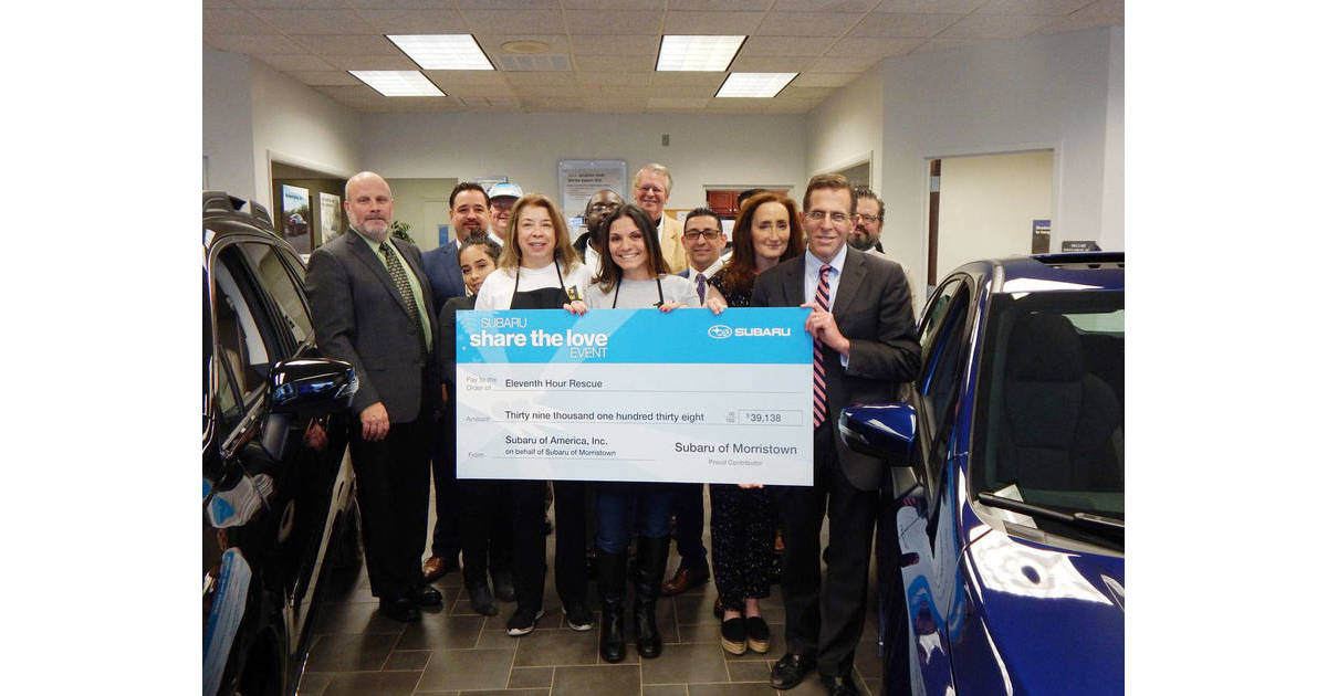 Morristown Car Dealership Shares the Love; Donates 39,000 to Local