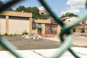 The site of 61-99 West Grand St. in Elizabeth is seen Friday, July 23, 2021. 